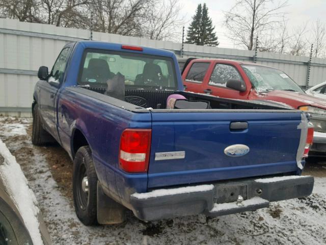 1FTYR10D58PA28509 - 2008 FORD RANGER BLUE photo 3