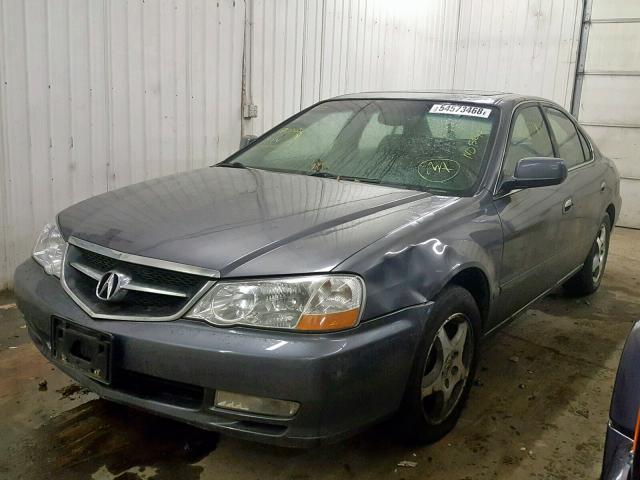 19UUA56642A030656 - 2002 ACURA 3.2TL GRAY photo 2