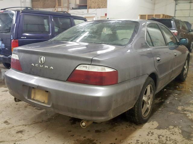 19UUA56642A030656 - 2002 ACURA 3.2TL GRAY photo 4