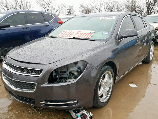 1G1ZC5EB2AF225159 - 2010 CHEVROLET MALIBU 1LT CHARCOAL photo 2