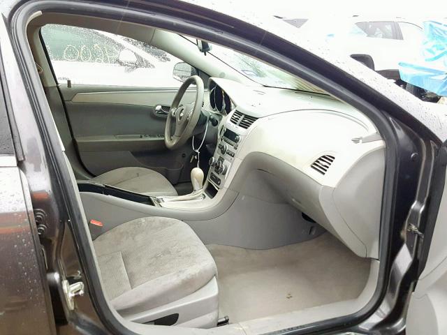 1G1ZC5EB2AF225159 - 2010 CHEVROLET MALIBU 1LT CHARCOAL photo 5