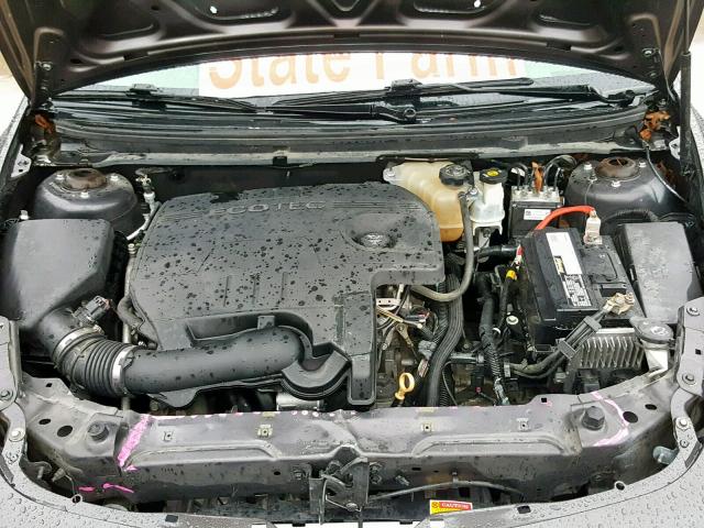 1G1ZC5EB2AF225159 - 2010 CHEVROLET MALIBU 1LT CHARCOAL photo 7