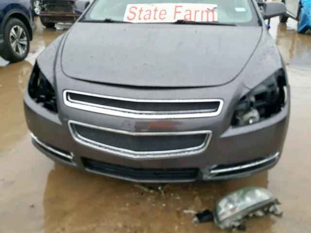 1G1ZC5EB2AF225159 - 2010 CHEVROLET MALIBU 1LT CHARCOAL photo 9