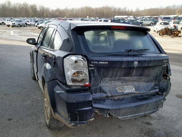 1B3HB48B57D560532 - 2007 DODGE CALIBER SX BLACK photo 3