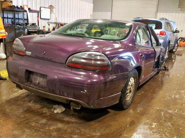 1G2WP52K8VF204927 - 1997 PONTIAC GRAND PRIX MAROON photo 4