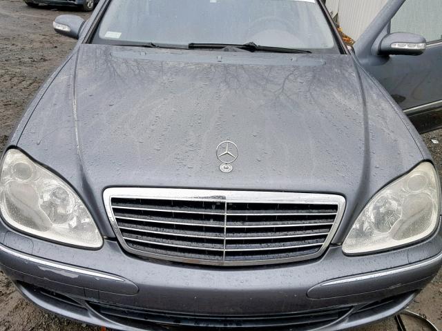 WDBNG83J36A471176 - 2006 MERCEDES-BENZ S 430 4MAT GRAY photo 7