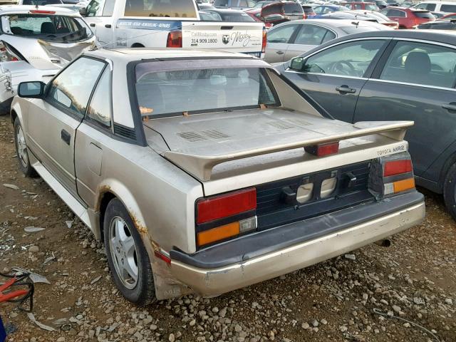 JT2AW15C1G0080391 - 1986 TOYOTA MR2 GOLD photo 3