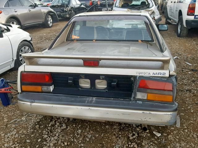 JT2AW15C1G0080391 - 1986 TOYOTA MR2 GOLD photo 6