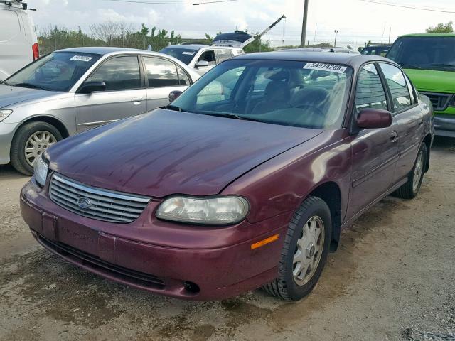 1G1NE52M6WY100529 - 1998 CHEVROLET MALIBU LS 红色 照片 2
