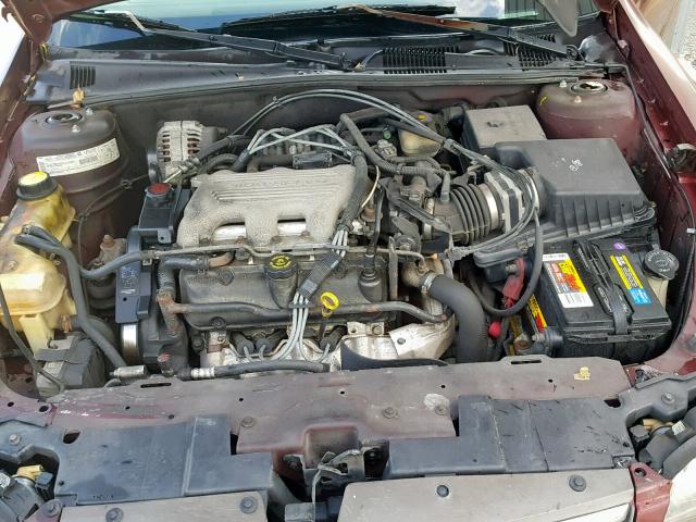 1G1NE52M6WY100529 - 1998 CHEVROLET MALIBU LS 红色 照片 7