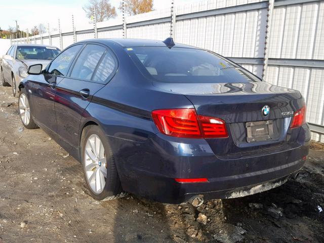 WBAFR7C51BC608141 - 2011 BMW 535 I BLUE photo 3