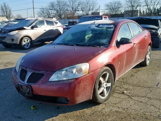 1G2ZH57N494154008 - 2009 PONTIAC G6 GT RED photo 2