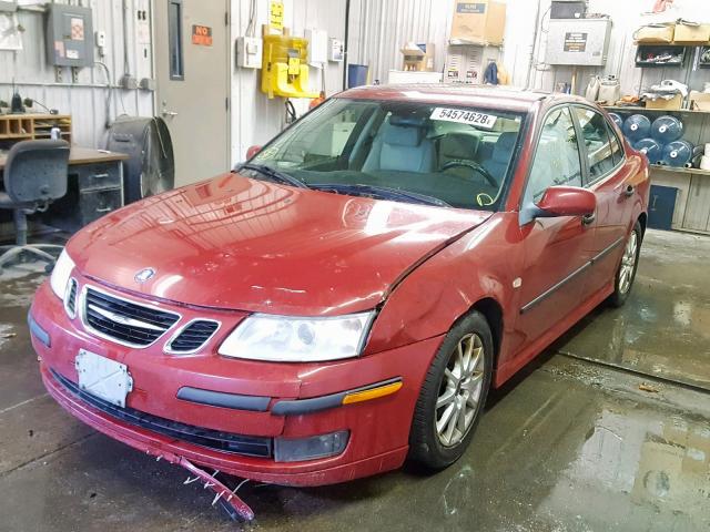 YS3FD45Y951054766 - 2005 SAAB 9-3 ARC RED photo 2