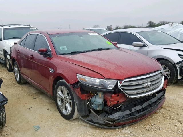 1FAHP2E8XDG180759 - 2013 FORD TAURUS SEL RED photo 1