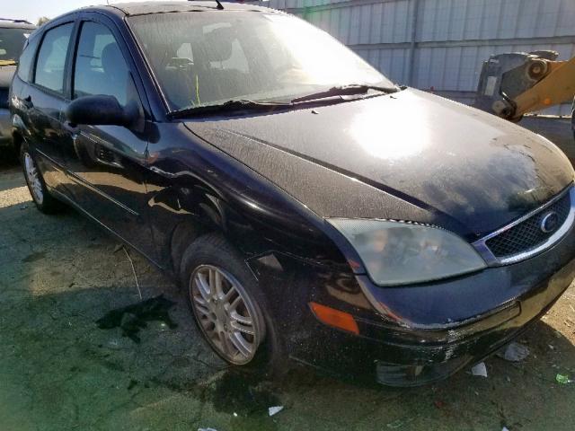 1FAFP37N77W159720 - 2007 FORD FOCUS ZX5 BLACK photo 1