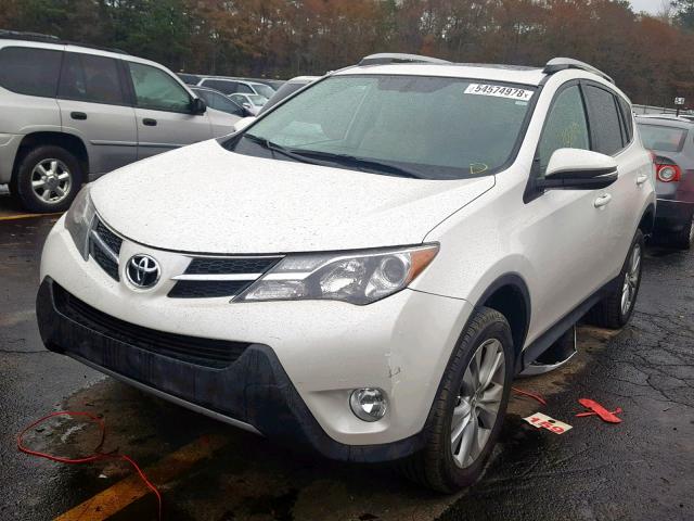 2T3YFREVXDW024852 - 2013 TOYOTA RAV4 LIMIT WHITE photo 2