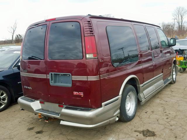 1GDFG15R721232381 - 2002 GMC SAVANA RV BURGUNDY photo 4