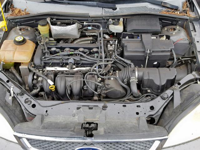 1FAHP34N86W113387 - 2006 FORD FOCUS ZX4 CHARCOAL photo 7