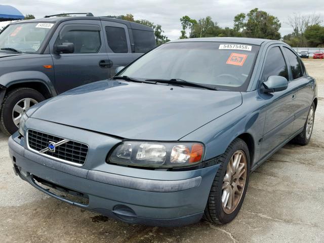 YV1RS58DX22135297 - 2002 VOLVO S60 2.4T GREEN photo 2