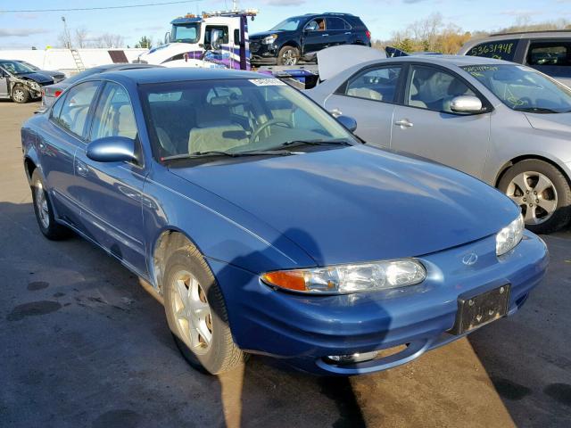 1G3NL52T1XC374112 - 1999 OLDSMOBILE ALERO GL BLUE photo 1