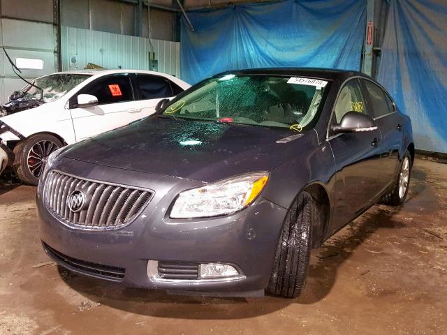 2G4GR5ER1D9238293 - 2013 BUICK REGAL BLACK photo 2