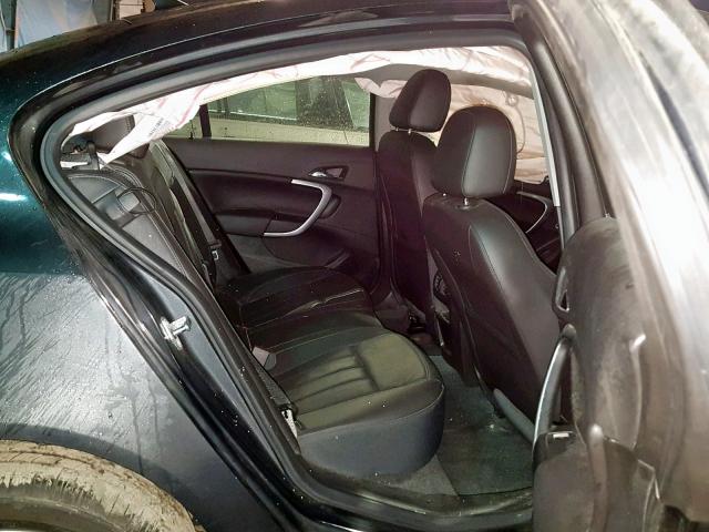 2G4GR5ER1D9238293 - 2013 BUICK REGAL BLACK photo 6