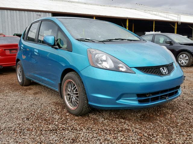 JHMGE8H37DC055982 - 2013 HONDA FIT BLUE photo 1