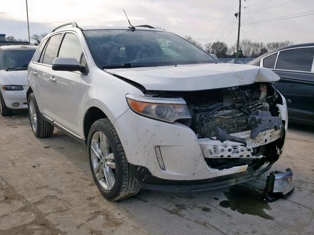 2FMDK4KC3DBC38290 - 2013 FORD EDGE LIMIT WHITE photo 1