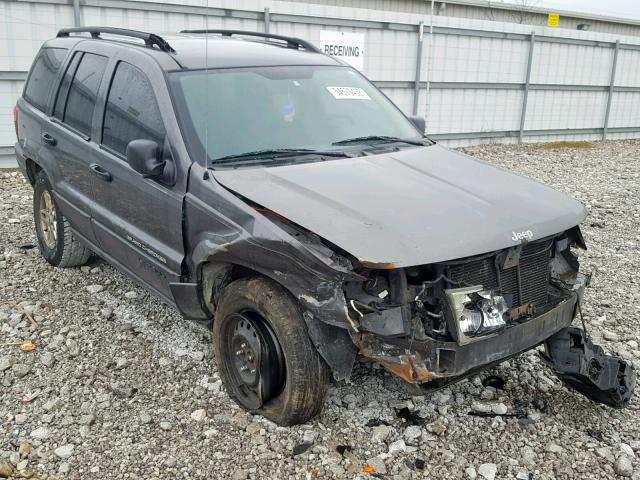 1J4GW48S43C612452 - 2003 JEEP GRAND CHER GRAY photo 1