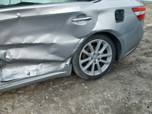 4T1BK1EB2FU171087 - 2015 TOYOTA AVALON XLE SILVER photo 10