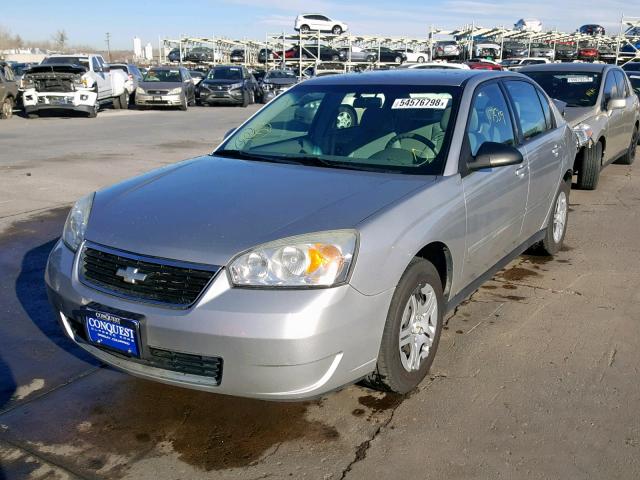 1G1ZS58F58F109188 - 2008 CHEVROLET MALIBU LS ვერცხლისფერი ფოტო 2