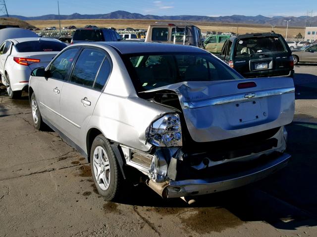 1G1ZS58F58F109188 - 2008 CHEVROLET MALIBU LS ვერცხლისფერი ფოტო 3