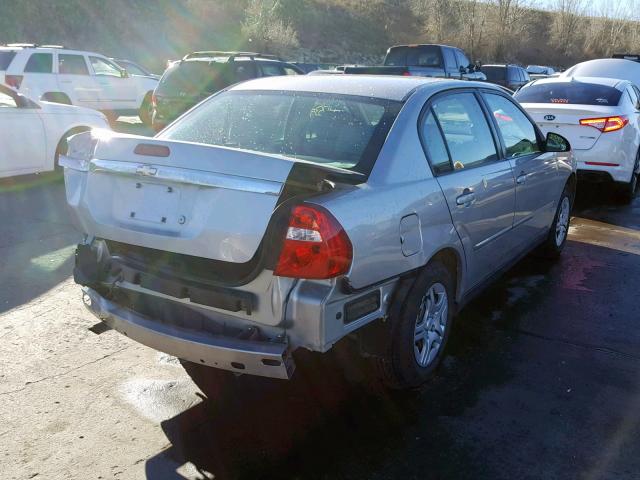 1G1ZS58F58F109188 - 2008 CHEVROLET MALIBU LS ვერცხლისფერი ფოტო 4