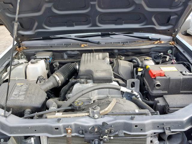 1GCDSCF98C8126809 - 2012 CHEVROLET COLORADO L GRAY photo 7