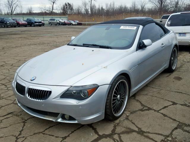 WBAEK13597CN81971 - 2007 BMW 650 I GRAY photo 2