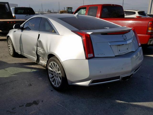 1G6DS1E32D0108262 - 2013 CADILLAC CTS PREMIU SILVER photo 3