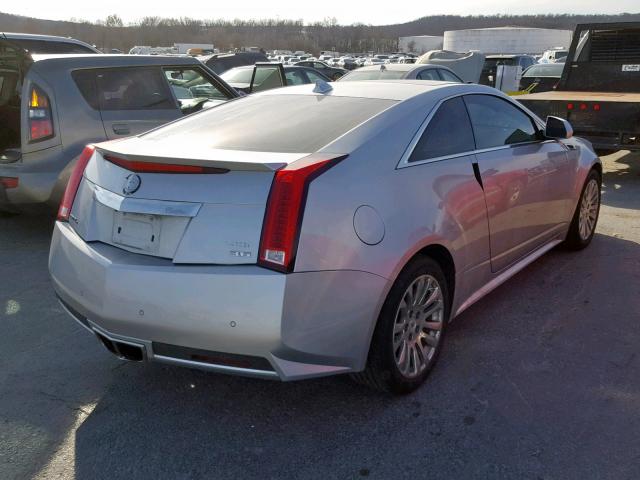 1G6DS1E32D0108262 - 2013 CADILLAC CTS PREMIU SILVER photo 4