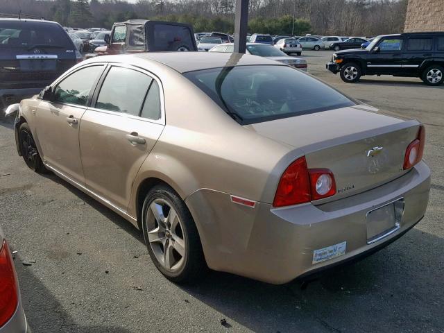 1G1ZH57B08F249355 - 2008 CHEVROLET MALIBU 1LT 棕色 照片 3