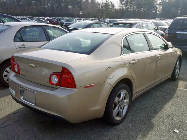 1G1ZH57B08F249355 - 2008 CHEVROLET MALIBU 1LT 棕色 照片 4