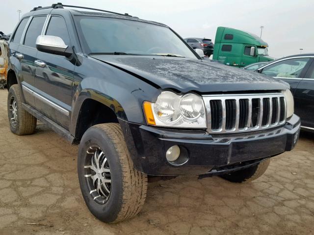 1J4HR48N35C698183 - 2005 JEEP GRAND CHER BLACK photo 1