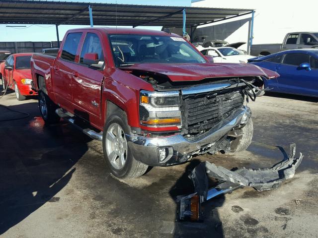 3GCPCREC8JG409731 - 2018 CHEVROLET SILVERADO MAROON photo 1