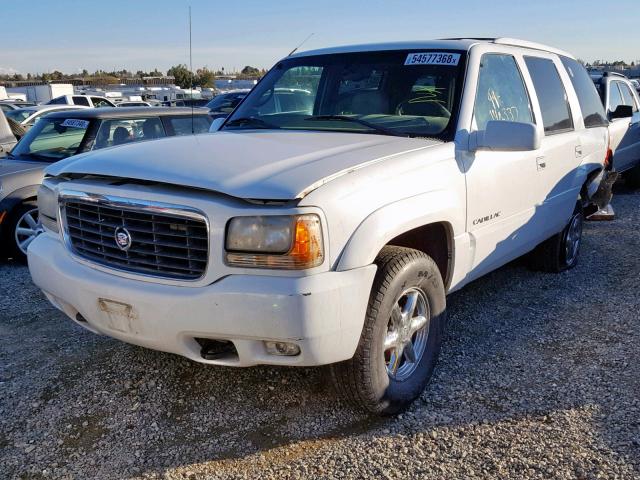 1GYEK13R1XR417059 - 1999 CADILLAC ESCALADE WHITE photo 2