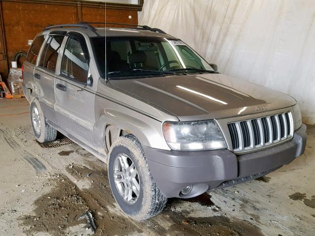 1J4GW48SX4C250306 - 2004 JEEP GRAND CHER SILVER photo 1