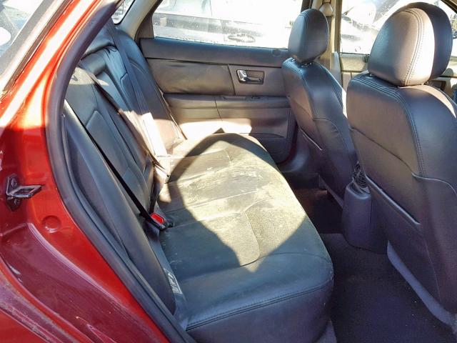 1FAFP56S22G111936 - 2002 FORD TAURUS SEL RED photo 6