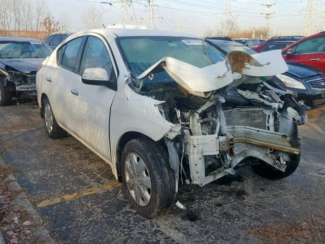 3N1CN7AP8EL813960 - 2014 NISSAN VERSA S WHITE photo 1