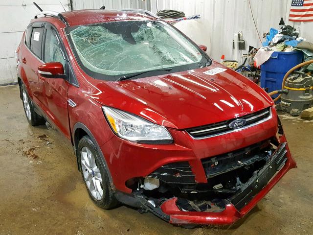 1FMCU9J95EUB82986 - 2014 FORD ESCAPE TIT RED photo 1