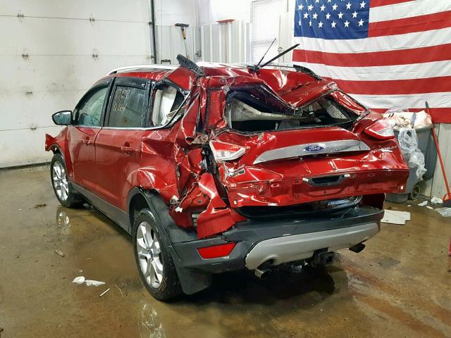 1FMCU9J95EUB82986 - 2014 FORD ESCAPE TIT RED photo 3