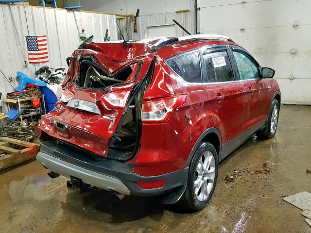 1FMCU9J95EUB82986 - 2014 FORD ESCAPE TIT RED photo 4