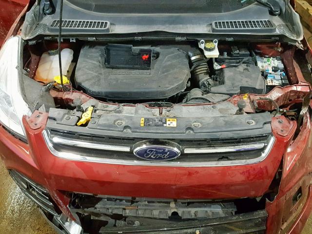 1FMCU9J95EUB82986 - 2014 FORD ESCAPE TIT RED photo 7