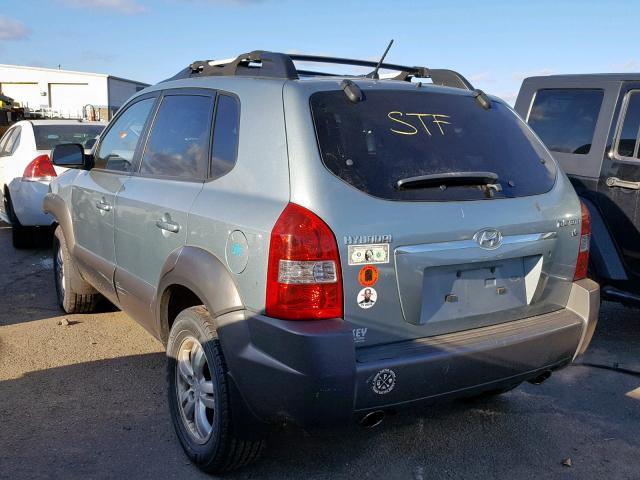 KM8JN12D87U573612 - 2007 HYUNDAI TUCSON SE BLUE photo 3